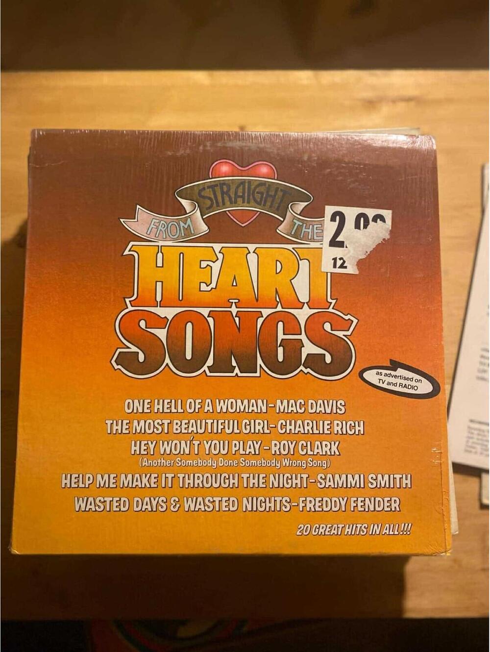 Various – Straight From The Heart Songs Vintage 33rpm VG+ AB24